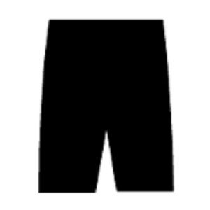 Bal Togs 1315 Black Girl's Size Intermediate (6X-7) Bike Shorts Jazz Shorts